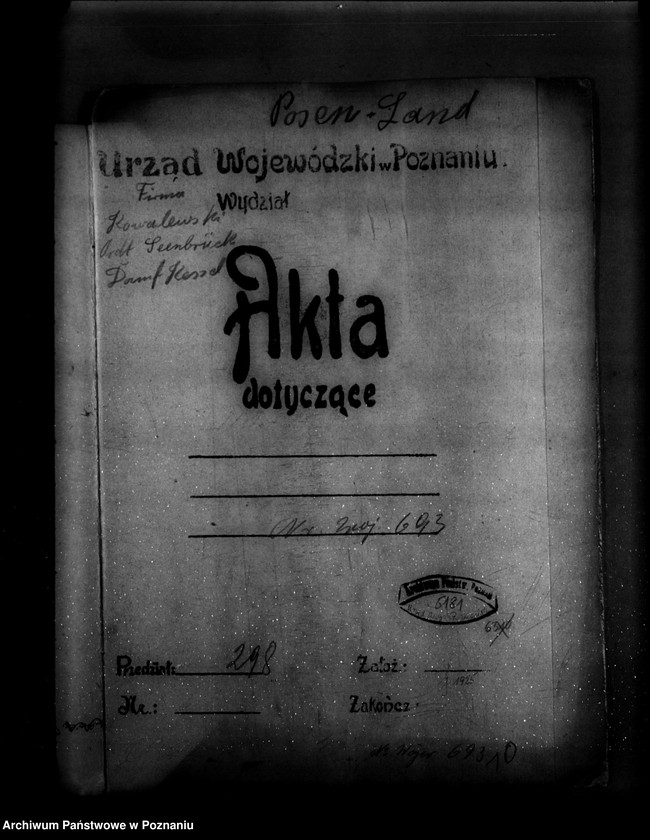 Obraz 4 z jednostki "Tartak parowy w Stęszewie powiat poznański nr woj. 693"