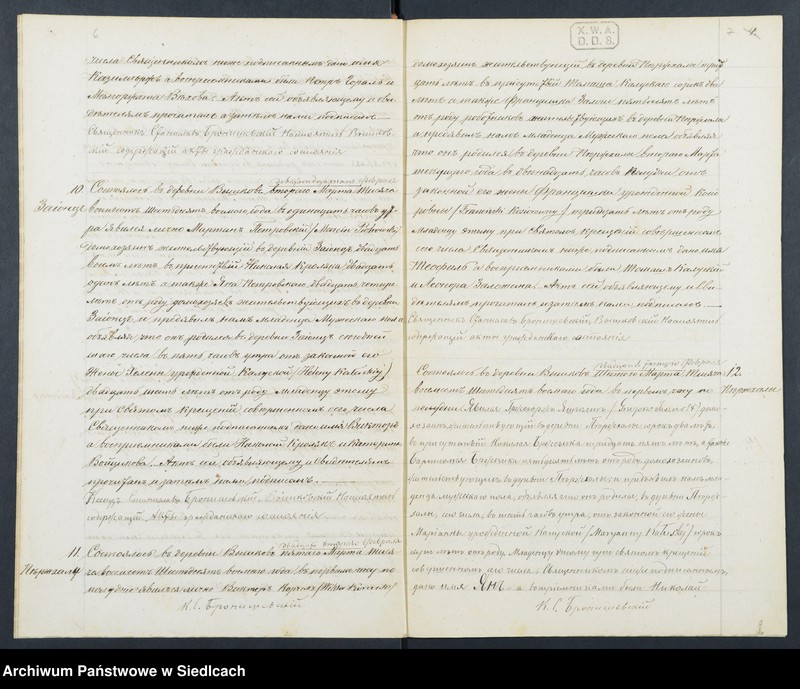 Obraz 7 z jednostki "Akta urodzeń, małżeństw, zgonów"