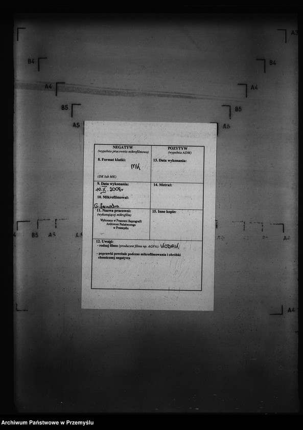 Obraz 3 z jednostki "[Kopie ksiąg metrykalnych parafii Zwór z filią Wola Błażowa (dekanat Podbuż)]"