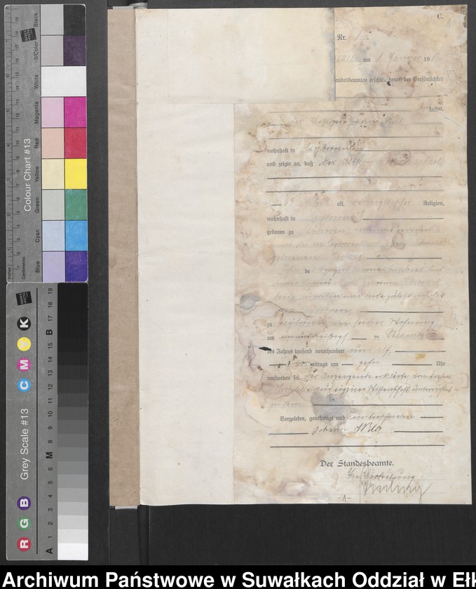 image.from.unit.number "[Sterbe=Haupt=Register des Königlichen Preussischen Standes-Amtes Bialla Kreis Johannisburg]"