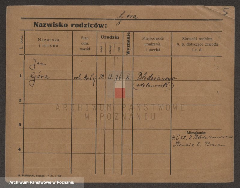 Obraz 5 z jednostki "Gur - Gurkiewicz"