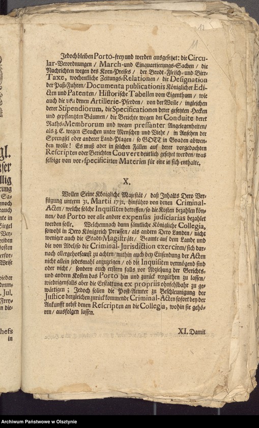 image.from.unit.number "Königliche Edikte, Patente usw. [Rozporządzenia królewskie]"