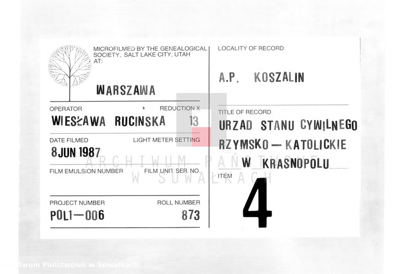 image.from.unit.number "Kniga Duplikat urodivšichsja, brakosočetvšichsja i umeršich Krasnopolskogo Rimsko-Katoličeskago prichoda za 1881 goda."