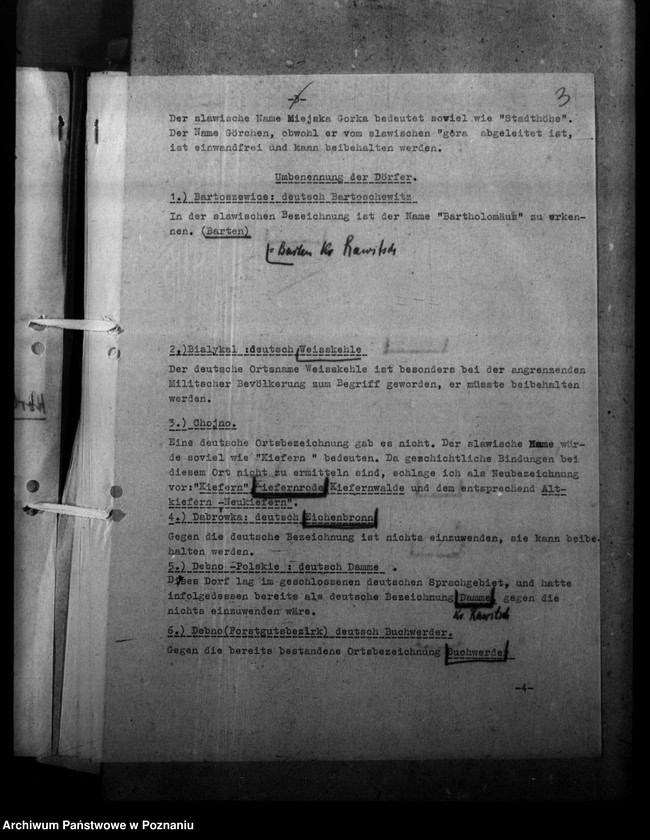 Obraz 7 z jednostki "Ortsnamenänderung - Kreis Rawitsch (Rawicz)"