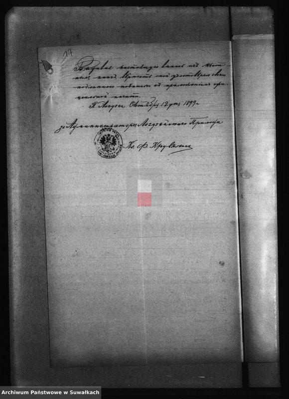 image.from.unit.number "Dokumenty brakosočetavšichsja lic Berznickago R. Katoličeskago prichoda za 1899 god"