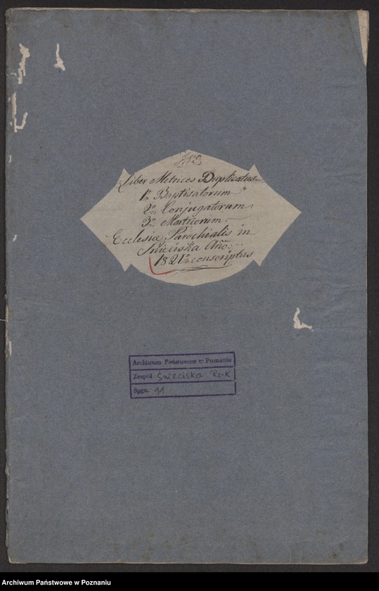 Obraz 2 z jednostki "Liber duplicatus baptisatorum, coniugatorum, mortuorum"