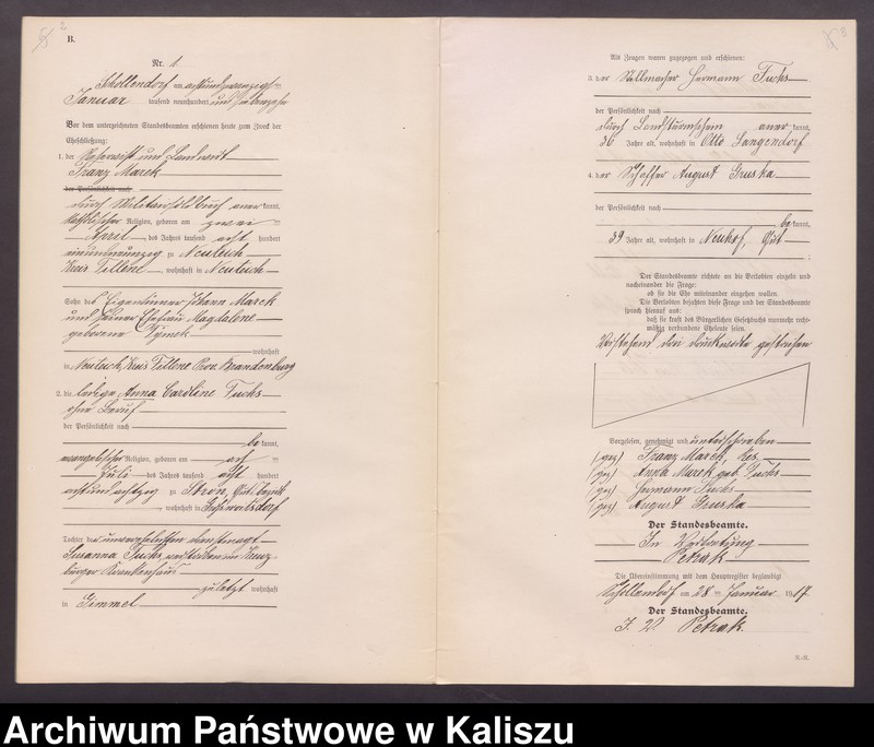 Obraz 5 z jednostki "[Księga małżeństw]"