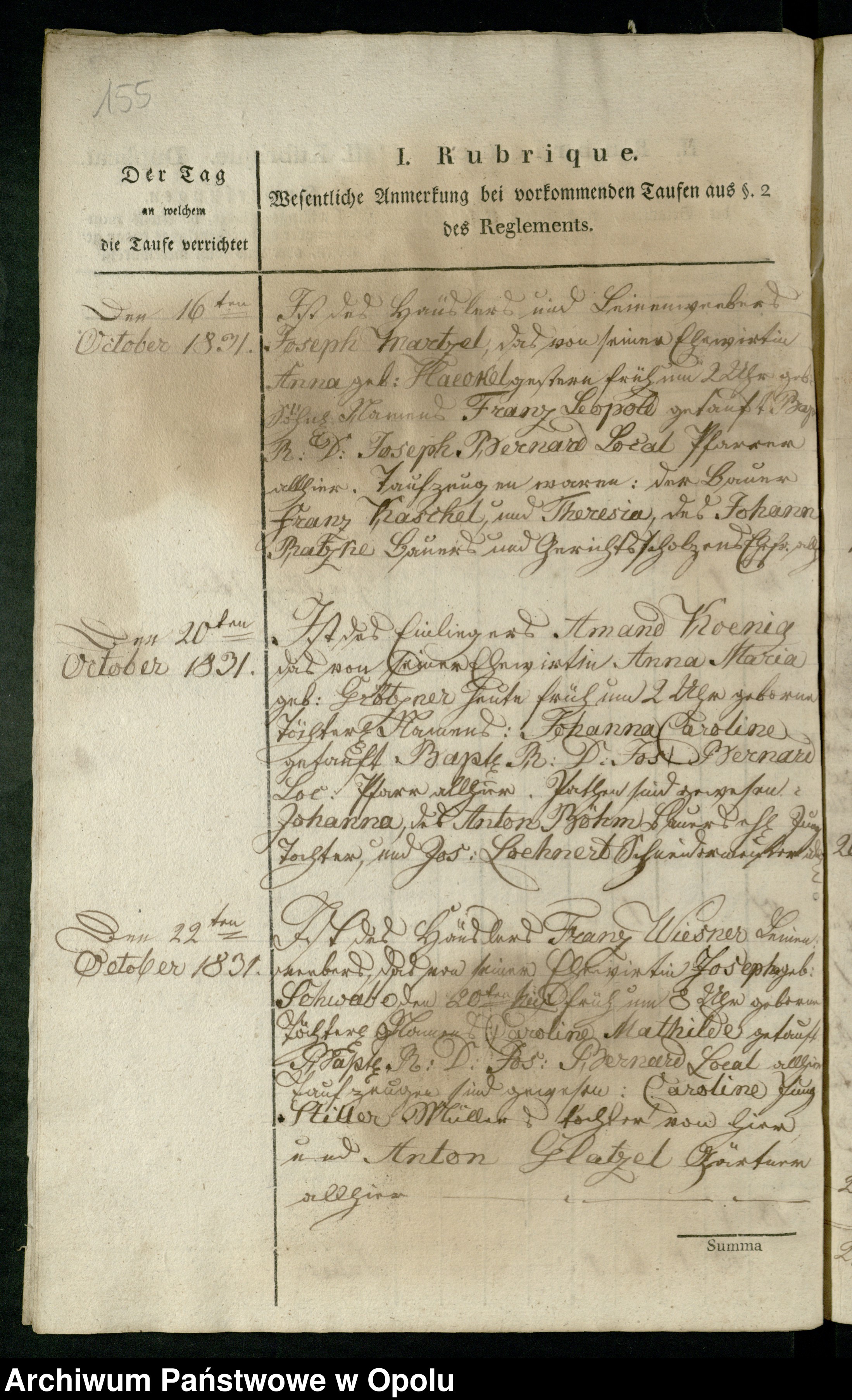 Skan z jednostki: Kirchenbuchduplikate der Pfarrei Heinersdorf Geburten, Heirat- und Sterberegister 1827-1832, 1836-1839