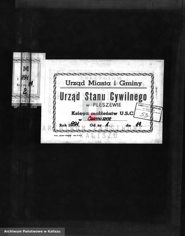 Obraz 2 z jednostki "[Księga małżeństw]"