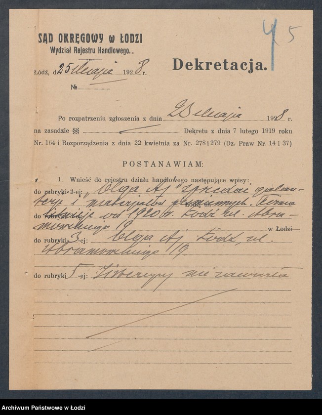 Obraz 7 z jednostki "Olga Aj – sprzedaż galanterji i materiałów piśmiennych"