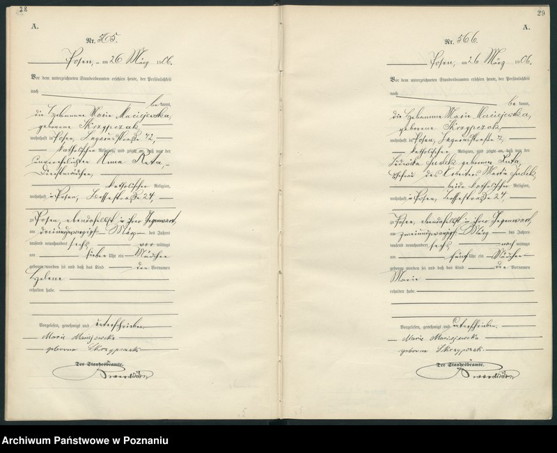 Obraz 17 z jednostki "Księga miejscowa urodzeń"