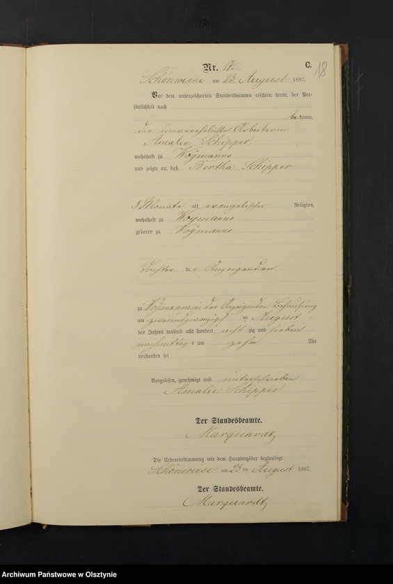 image.from.unit.number "Sterbe-Neben-Register Nr 1 - 34"