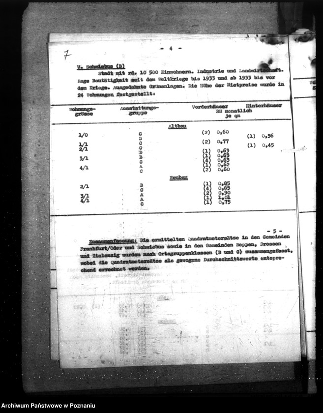 Obraz 12 z jednostki "Sprawozdania z podróży na temat warunków mieszkaniowych w prowincjach brandenburskiej, pomorskiej, w Prusach Wschodnich i Zachodnich oraz referat dotyczący budownictwa mieszkaniowego dla urzędników"