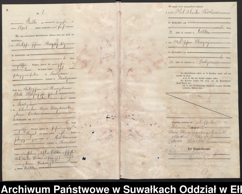 image.from.unit.number "[Heirats-Haupt-Register des Königlichen Preussischen Standes-Amtes Bialla Kreis Johannisburg]"