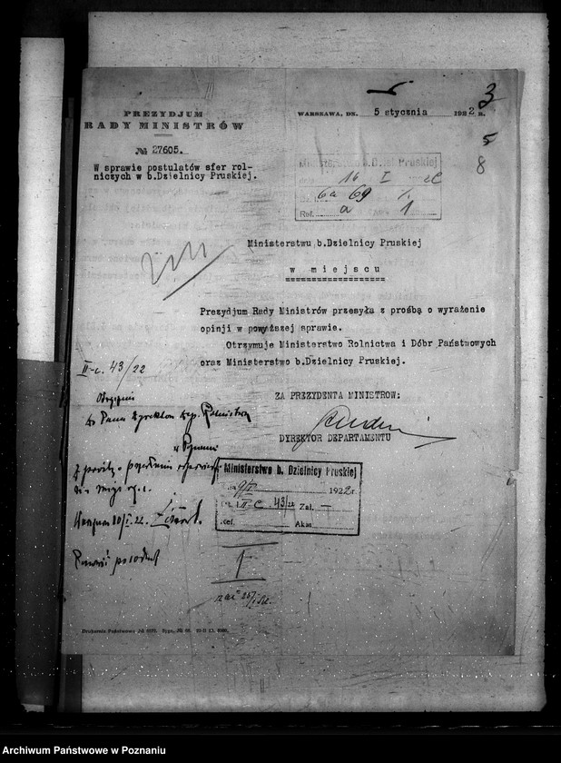 Obraz 12 z jednostki "Sprawy ogólno - administracyjnego rozporządzenia i zarządzenia"