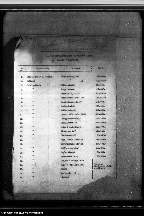 Obraz 4 z jednostki "Verwaltungsvermögen - Litzmannstadt"