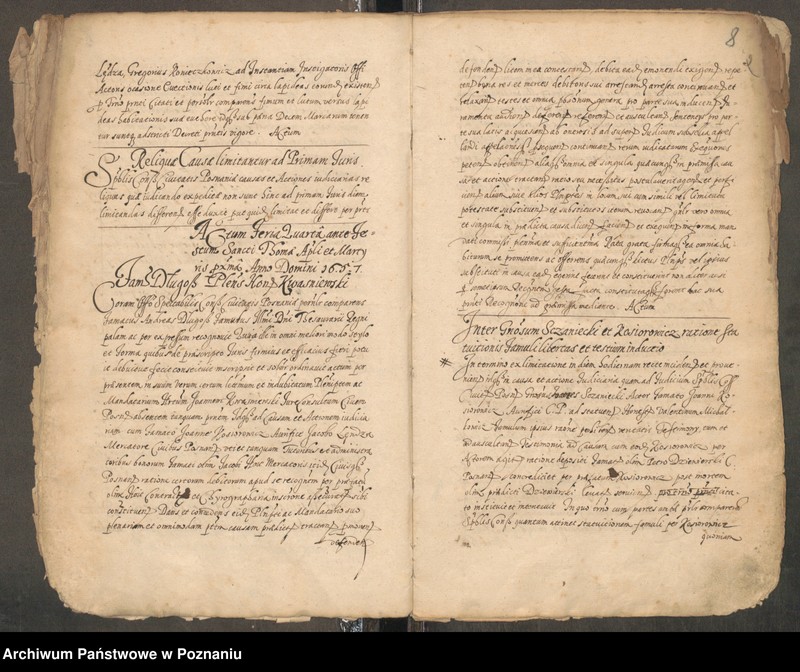 Obraz 11 z jednostki "Protocolon officii consularis Posnaniensis."