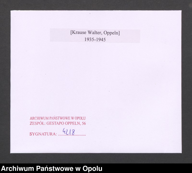 Obraz 2 z jednostki "[Krause Walter, Oppeln]"