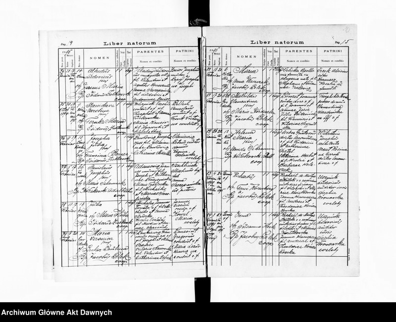 image.from.unit.number "Parafia: Lwów, parafia św. Anny. Dekanat: Lwów. Księga metrykalna urodzeń, ślubów i zgonów dla całej parafii."