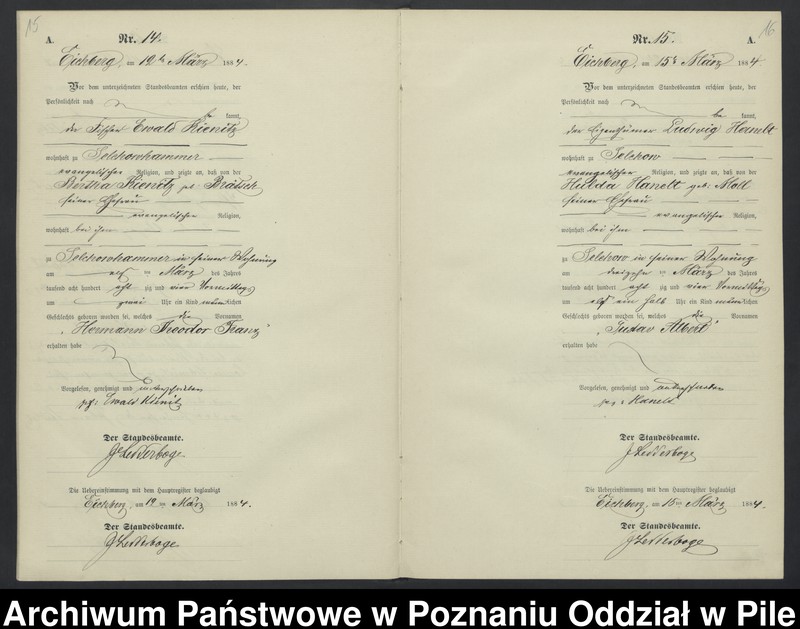 Obraz 11 z jednostki "Księga urodzeń"