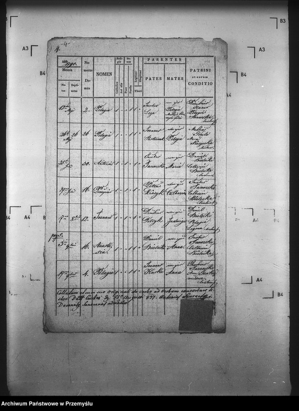 image.from.unit.number "[Kopie ksiąg metrykalnych parafii Stróże Wielkie z filiami Stróże Małe, Zahutyń (dekanat Sanok)]"