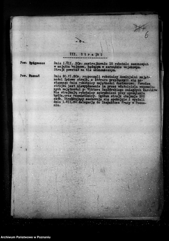 Obraz 10 z jednostki "Sprawozdania sytuacyjne tygodniowe za czas od 28 czerwca do 1 sierpnia 1930 r /nr 35-39/"