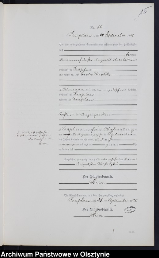 image.from.unit.number "Sterbe-Neben-Register Nr-1-21"