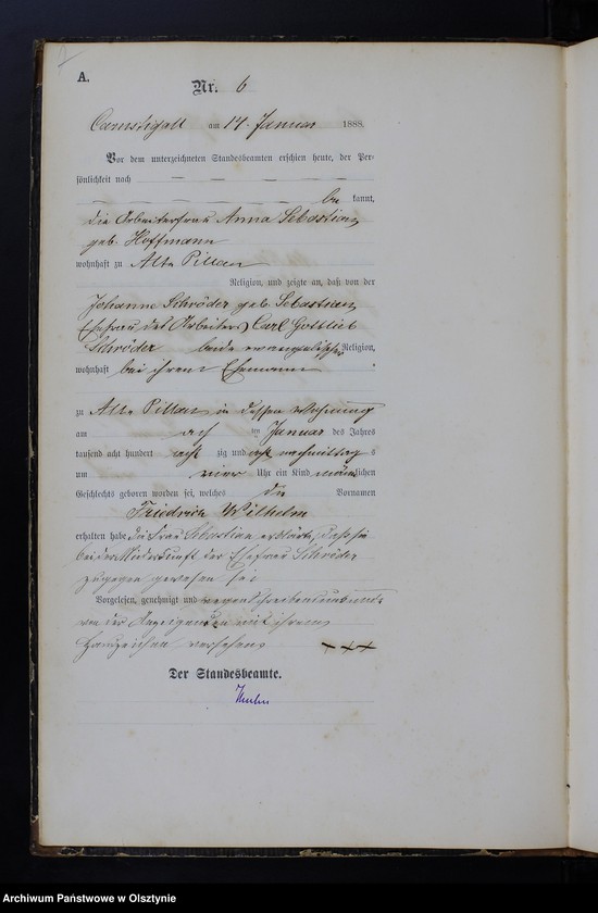 image.from.unit.number "Geburts-Haupt-Register Nr 1 - 199"