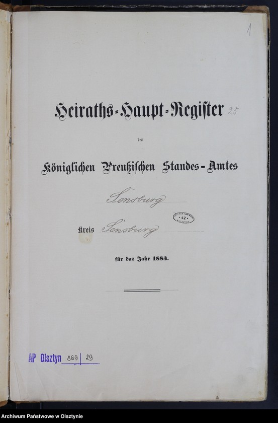 image.from.unit.number "Heiraths-Haupt-Register Nr 1 - 30"