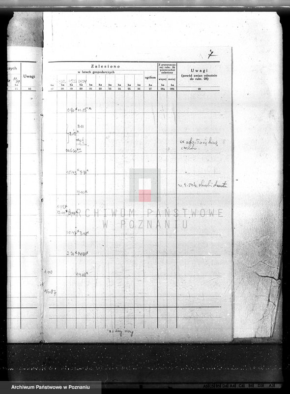 Obraz 11 z jednostki "Plan urządzenia gospodarstwa leśnego dla lasu majętności Nowy Dwór w powiecie nowotomyskim 1930-1940"