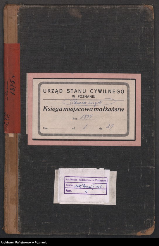 Obraz 2 z jednostki "Księga małżeństw"