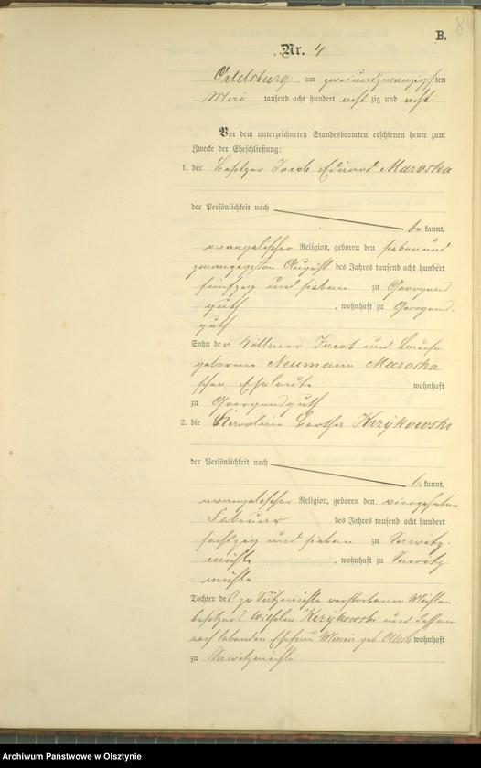 image.from.unit.number "Heiraths-Haupt-Register Nr 1 - 14"