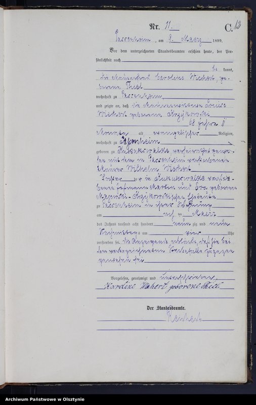image.from.unit.number "Sterbe-Haupt-Register Nr 1 - 65"
