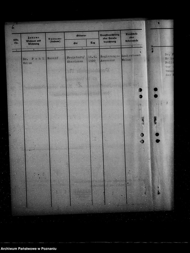 Obraz 10 z jednostki "Podania o odznaczenia dla urzędników z terenu działalności rejencji łódzkiej"