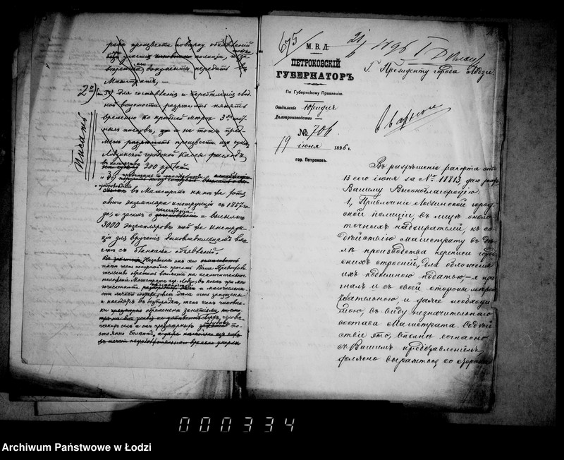 Obraz 14 z jednostki "O perepisi domov i stroenji v gor. Lodzi dlja obloženija ich podymnoju podatju na 1897-1901 gody"