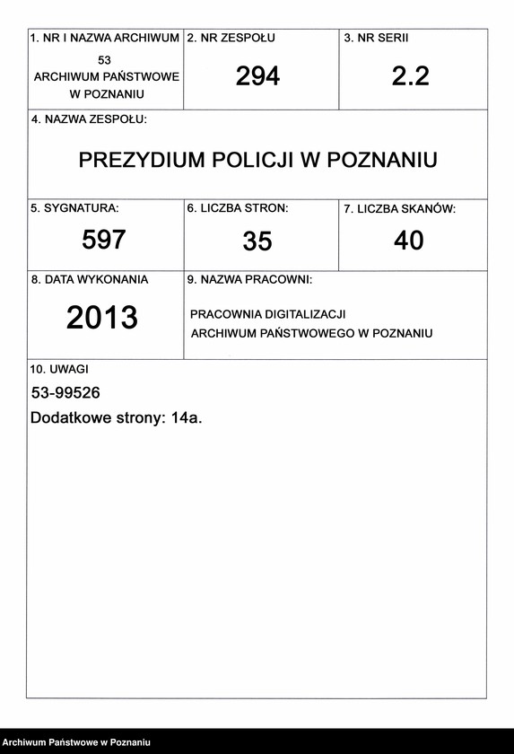 Obraz 1 z jednostki "A. betr. Peter Bielicki"