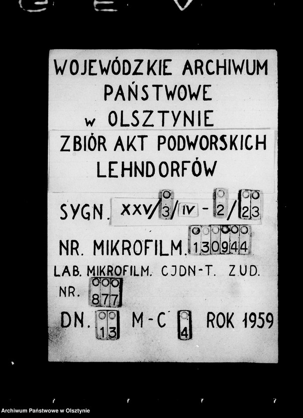 image.from.unit.number "Annexe zu den /Papiers du Camp/ enthaltend Briefe über Pferdekäufe, Juvelen usw. an Carl Fr. Gf. Lehndorff."