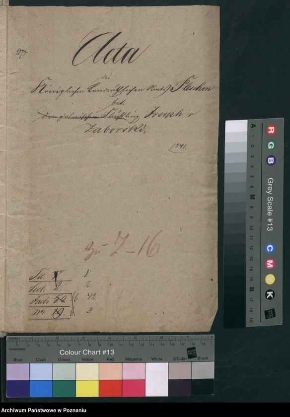 Obraz 4 z jednostki "A. betr. den diesseitigen Untertanen polnischen Flüchtling Joseph von Zaborski"