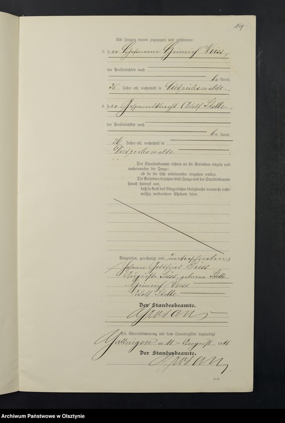 image.from.unit.number "Heiraths-Neben-Register Nr 1 - 18 [ Księga małżeństw - wtóropis ]"