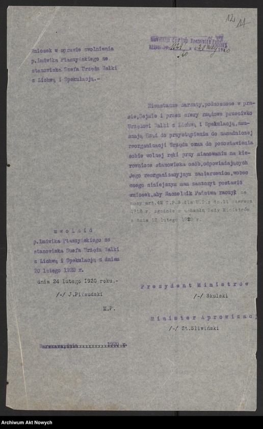 image.from.unit.number "Nominacje i dymisje w Państwowym Urzędzie Zakupu Artykułów Pierwszej Potrzeby; Państwowym Urzędzie Zbożowym; Urzędzie Walki z Lichwą i Spekulacją"