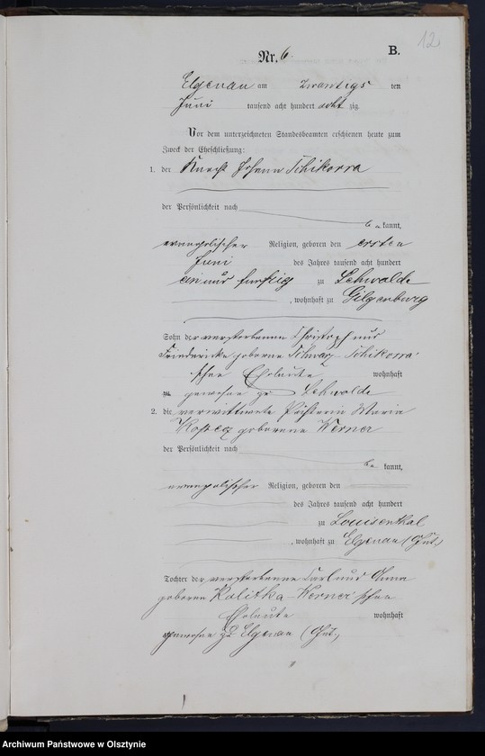 image.from.unit.number "Heiraths-Neben-Register Nr 1 - 22"