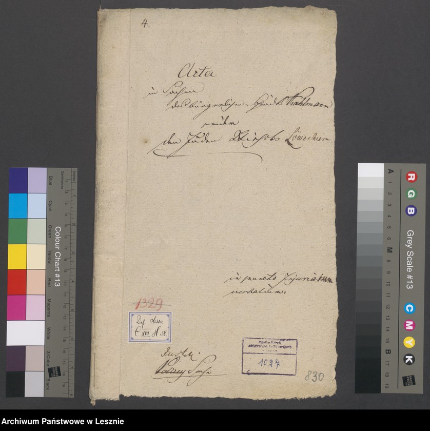 Obraz 2 z jednostki "[Akta in Sachen des bürgerlichen Schmiedts Kahlmann gegen den Juden Hirsch Löwenheim]"