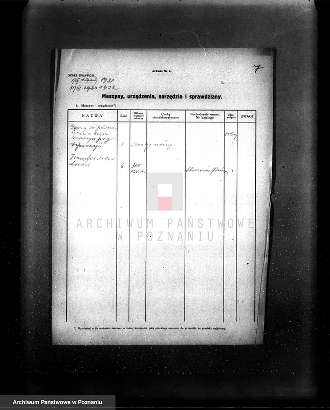 Obraz 11 z jednostki "Rzeźnia Miejska w Jarocinie nr kotła 5935"