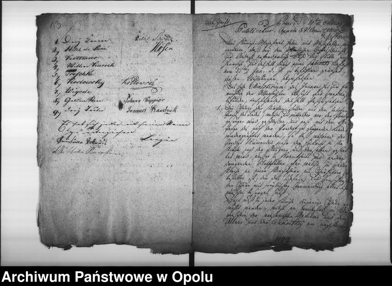 Obraz 13 z jednostki "Acta generalia von Geistlichen und Kirchlichen Angelegenheiten zu Oppeln"