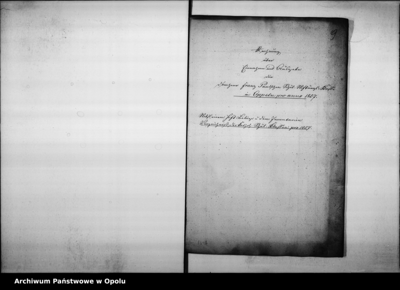 Obraz 13 z jednostki "Acta betreffend die Revision der Rechnungen der Domherr Franz Paulschen Schulstiftung und Ertheilung der Decharge für den Rendanten pro 1858 - 1862"