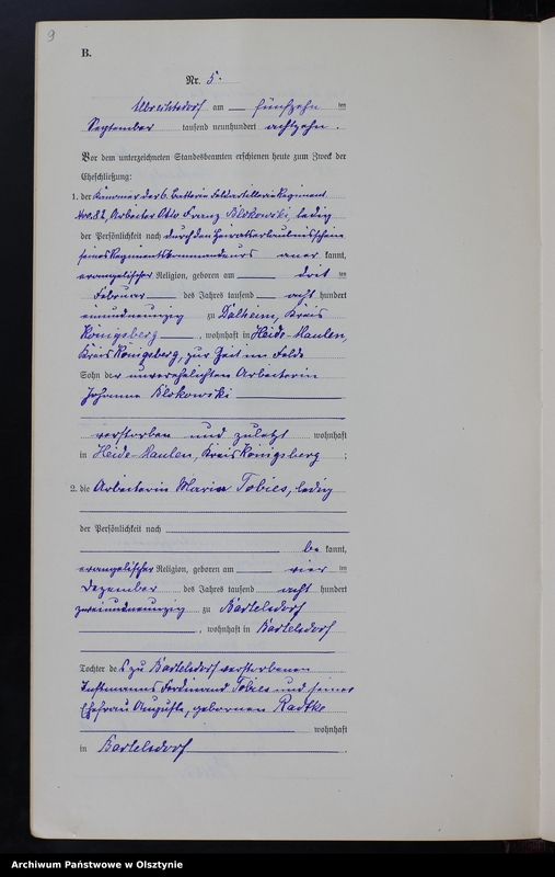 image.from.unit.number "Heiraths-Neben-Register Nr 1 - 10 [ Księga małżeństw - wtóropis ]"