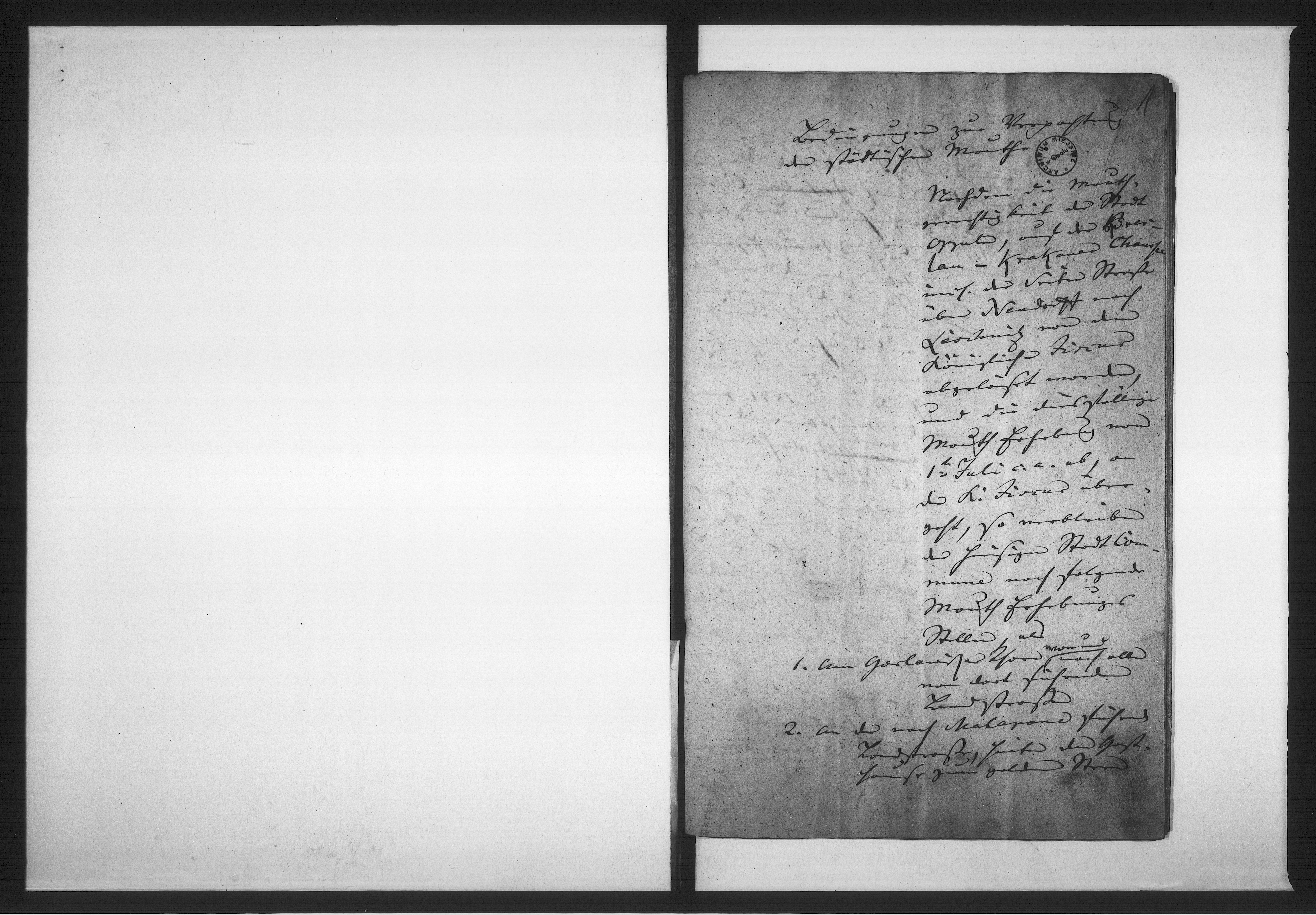 Obraz 5 z jednostki "Acta des Magistrats zu Oppeln betreffend: die Verpachtung der der hiesigen Stadt-Commune nach verbleibenden Mauth-Erhebungsstellen de Anno 1838"