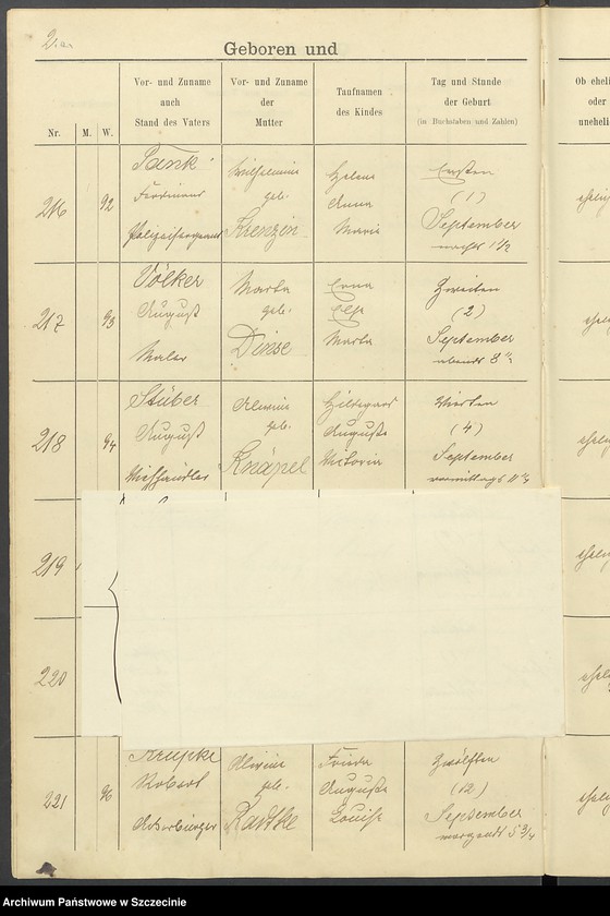 image.from.unit.number "Taufregister Gollnow. St. Katharinen-Kirchengemeinde."