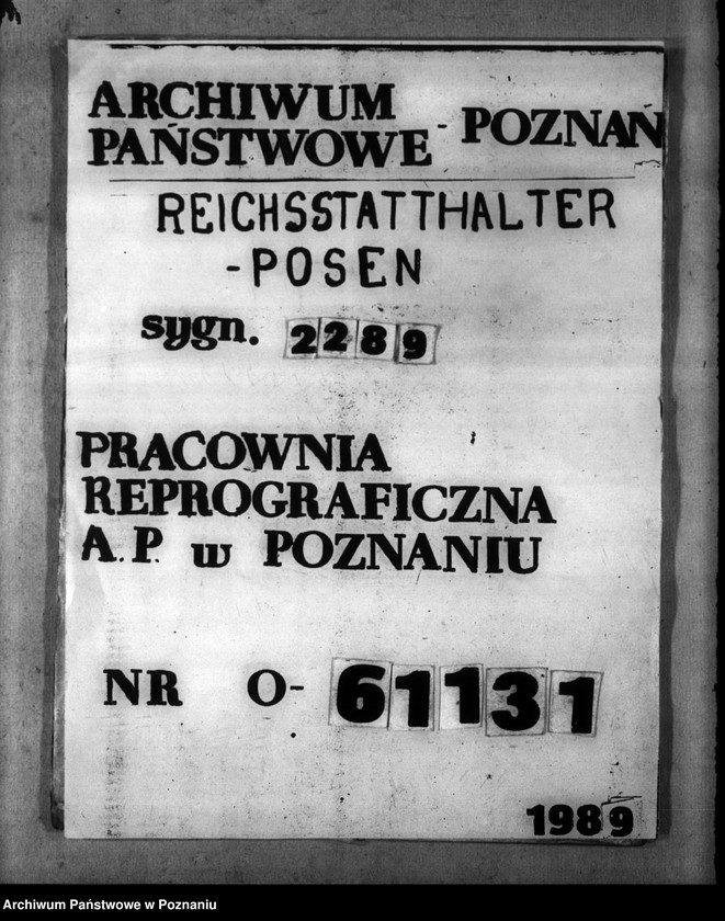 Obraz 1 z jednostki "Veterinäruntersuchungsamt. Bekämpfung der Viehseuchen. Tiergesundheitsamt der Landesbauernschaft"