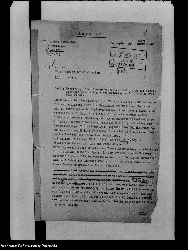 Obraz 5 z jednostki "Uprawnienia Polaków zatrudnionych w technicznej inspekcji do korzystania z publicznych środków komunikacyjnych"